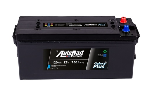 Autobaterie Galaxy Plus Truck 120 Ah 12V, 513x189x217 mm