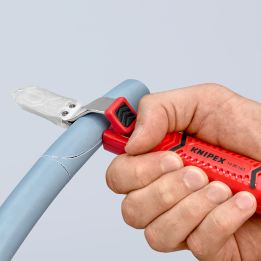 Nůž na kabely s háčkem, pro průměry 8,0-28,0 mm - KNIPEX 16 20 165 SB