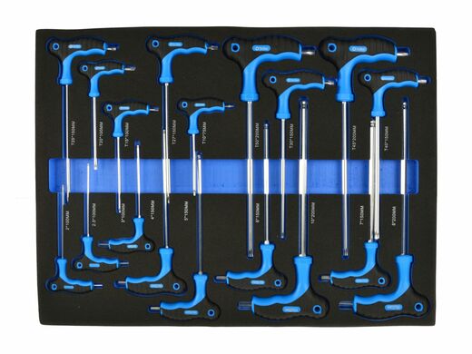 Modul - sada klíčů typu T, Torx, imbus s kuličkou, 13 ks