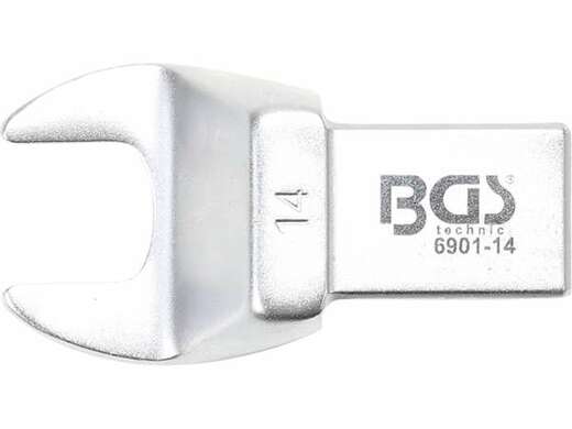 BGS Technic BGS 6901-14 Nástrčný plochý (otevřený) klíč 14 mm s upnutím 14x18 mm