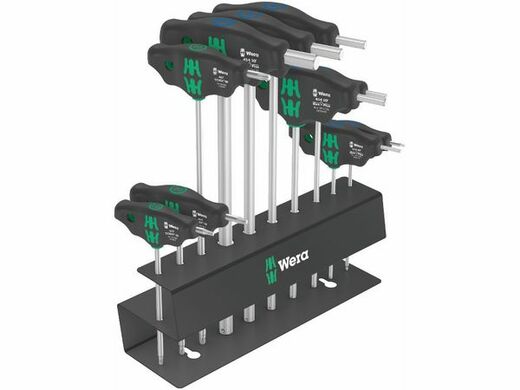 Wera 004174 Zástrčné klíče řada 400 s T-rukojetí Wera Bicycle Set 6 (Sada 10 dílů)