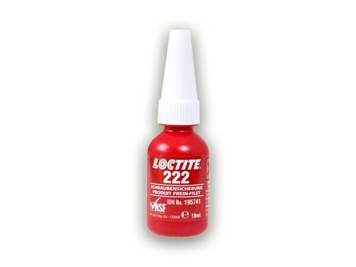 Lepidlo do závitů, nízkopevnostní, 10 ml - Loctite 222