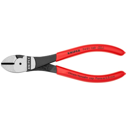 Silové boční štípací kleště, pro vodiče do průměru 3,4 mm - Knipex 74 01 160