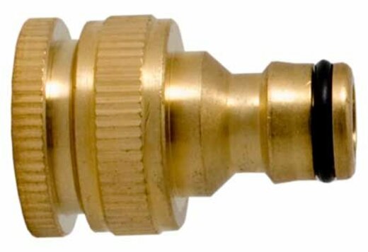 Adaptér pro hadici, vnitřní závit 1/2" a 3/4", mosaz