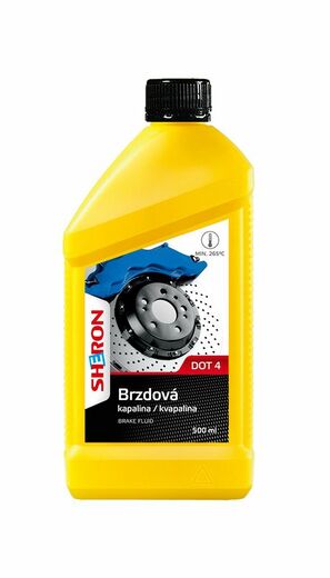 Brzdová kapalina DOT 4, 500 ml - SHERON SH1111134