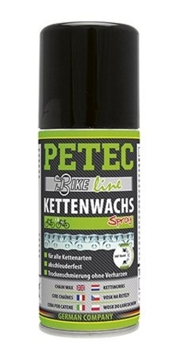 Vosk na dlouhodobé mazání řetězů, sprej 100 ml - Petec